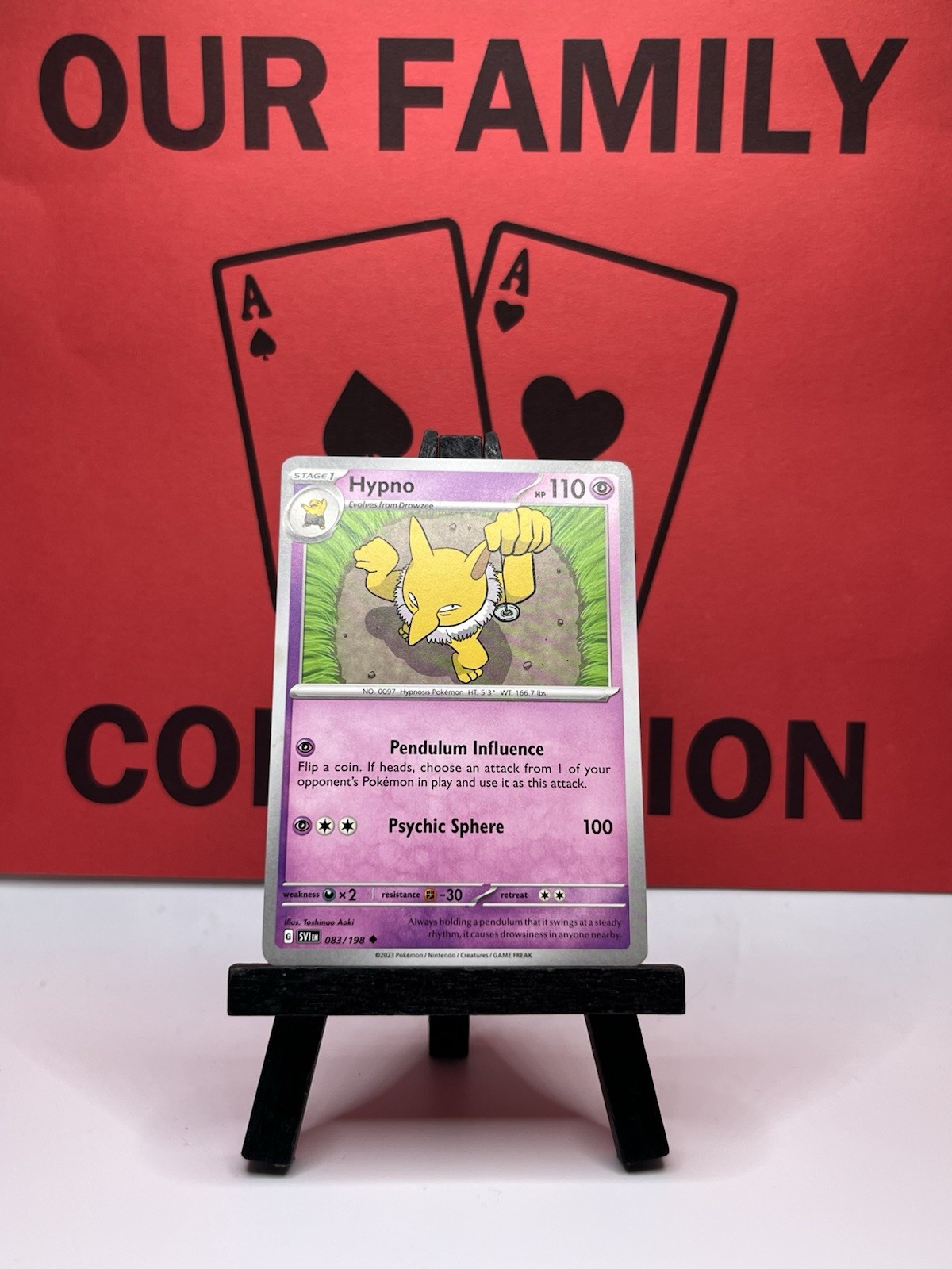 Carta Pokemon Hypno 083/198 Scarlatta e Viola Non Holo
