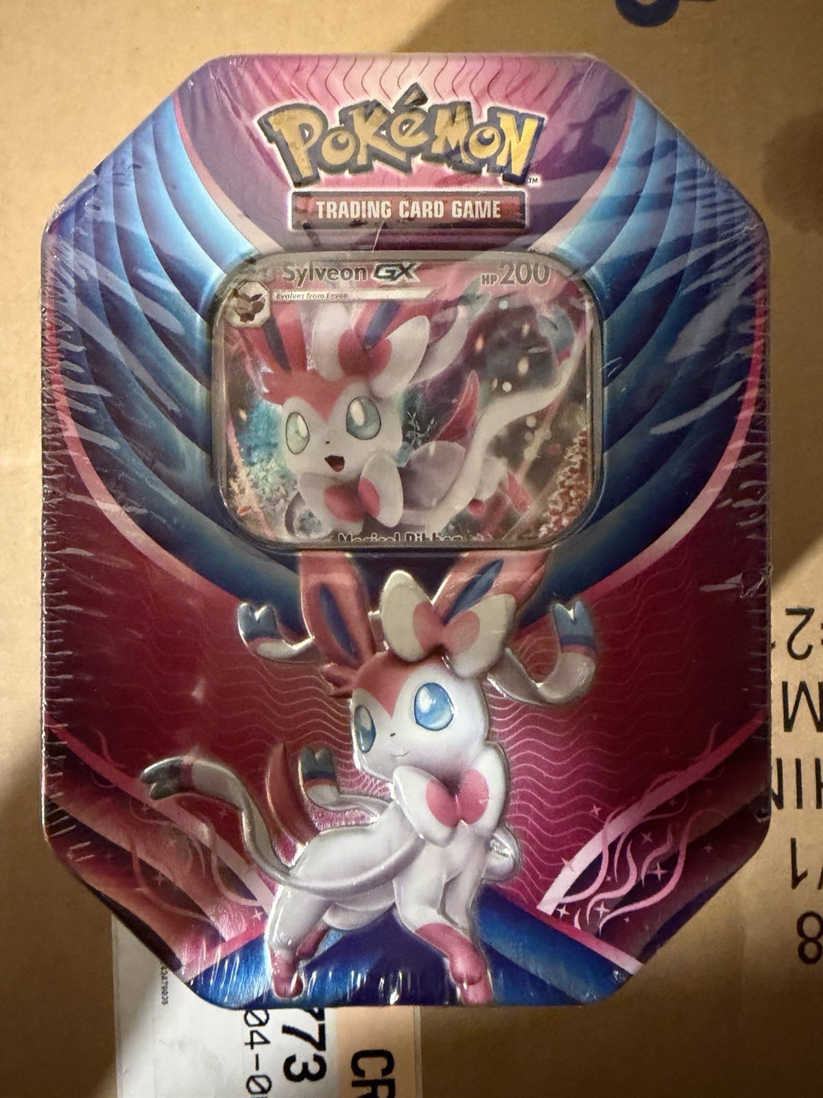 Pokémon Sylveon GX Tin nuovo sigillato