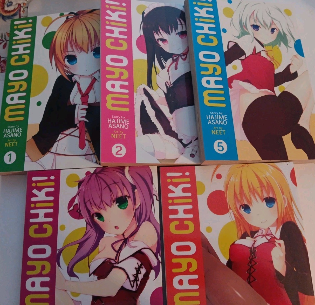 MAYO CHIKI MANGA LOTTO VOLUME 1-5 run OTTIME CONDIZIONI - 1, 2, 3, 4, 5 oop 2012