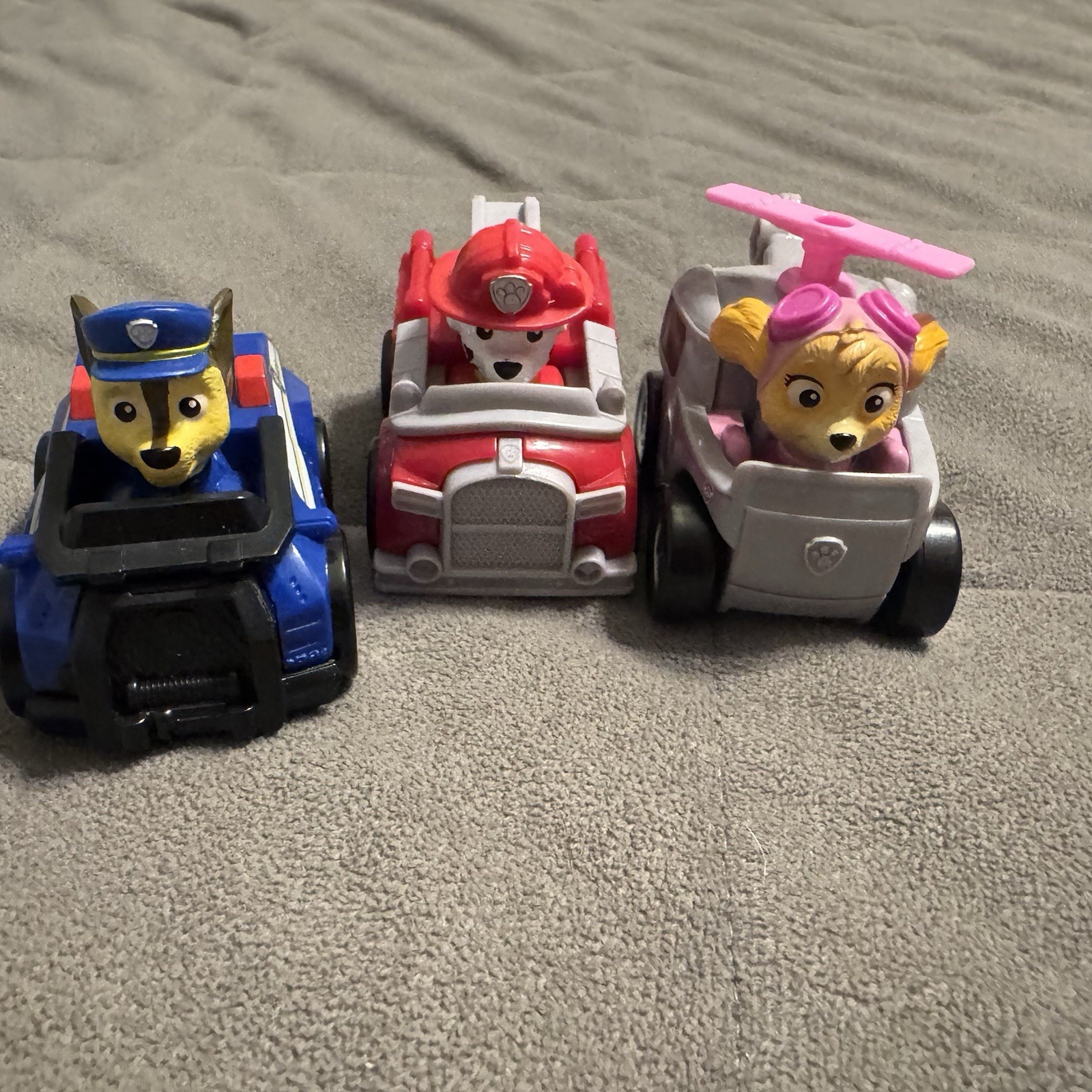PAW Patrol Pup Squad Racers Set Chase Marshall Skye Mini Toy Vehicles