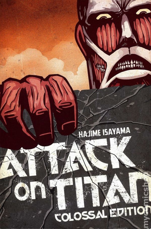 Attack on Titan TPB Edizione Colossale #1-1ST VG 2014 Immagine Stock
