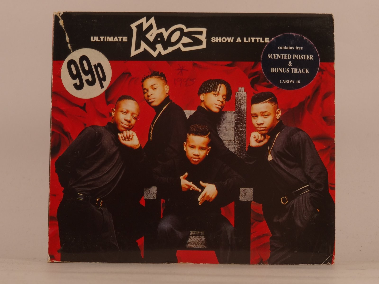 ULTIMATE KAOS SHOW A LITTLE LOVE (DIGIPAK) (+POSTER) (L33) 3 Track CD Single plu