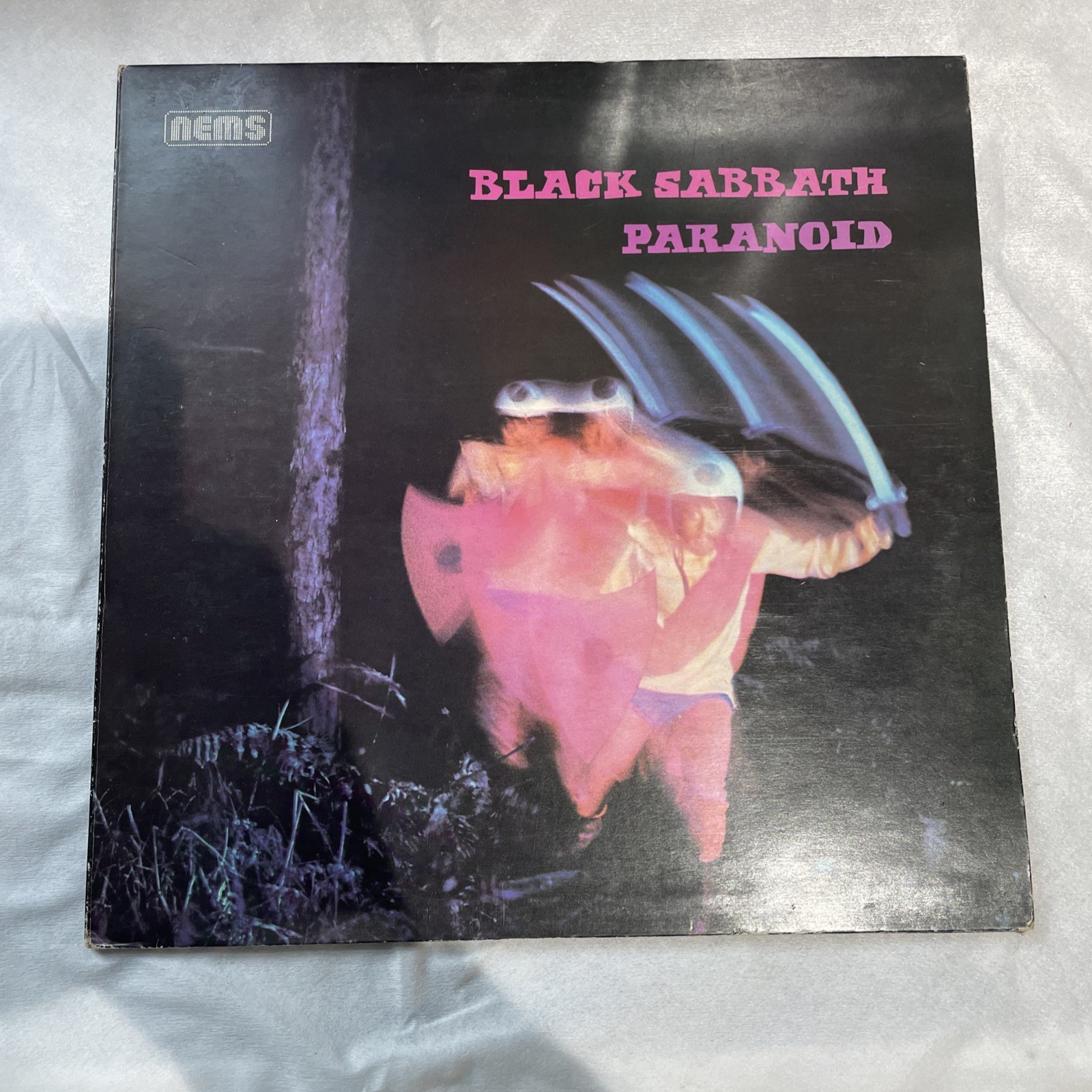 Black Sabbath Paranoid 12" Vinyl Record LP 1976 NEMS Reissue Nel 6003