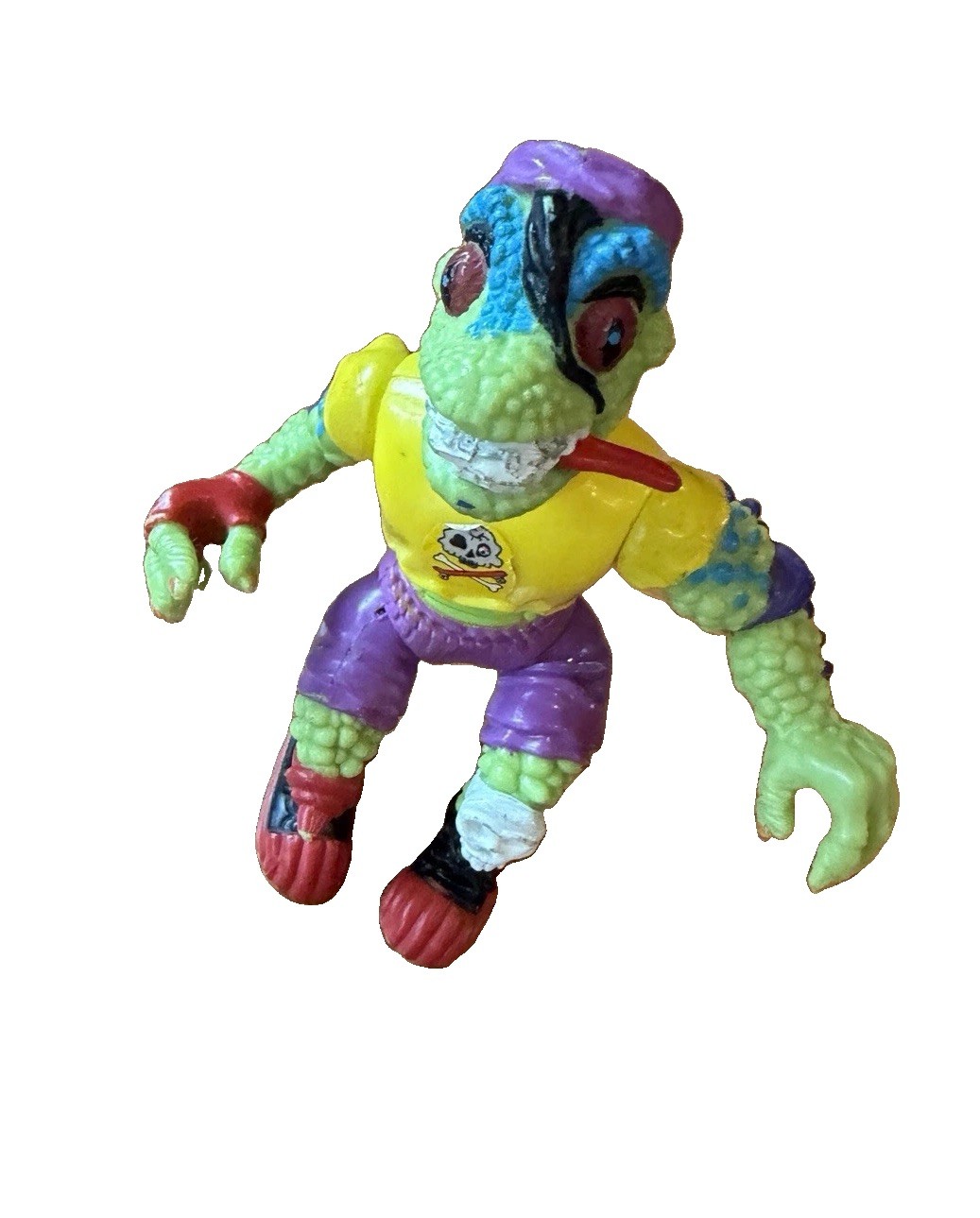 TMNT Mondo Gecko 1990 Teenage Mutant Ninja Turtle compagni di gioco vintage