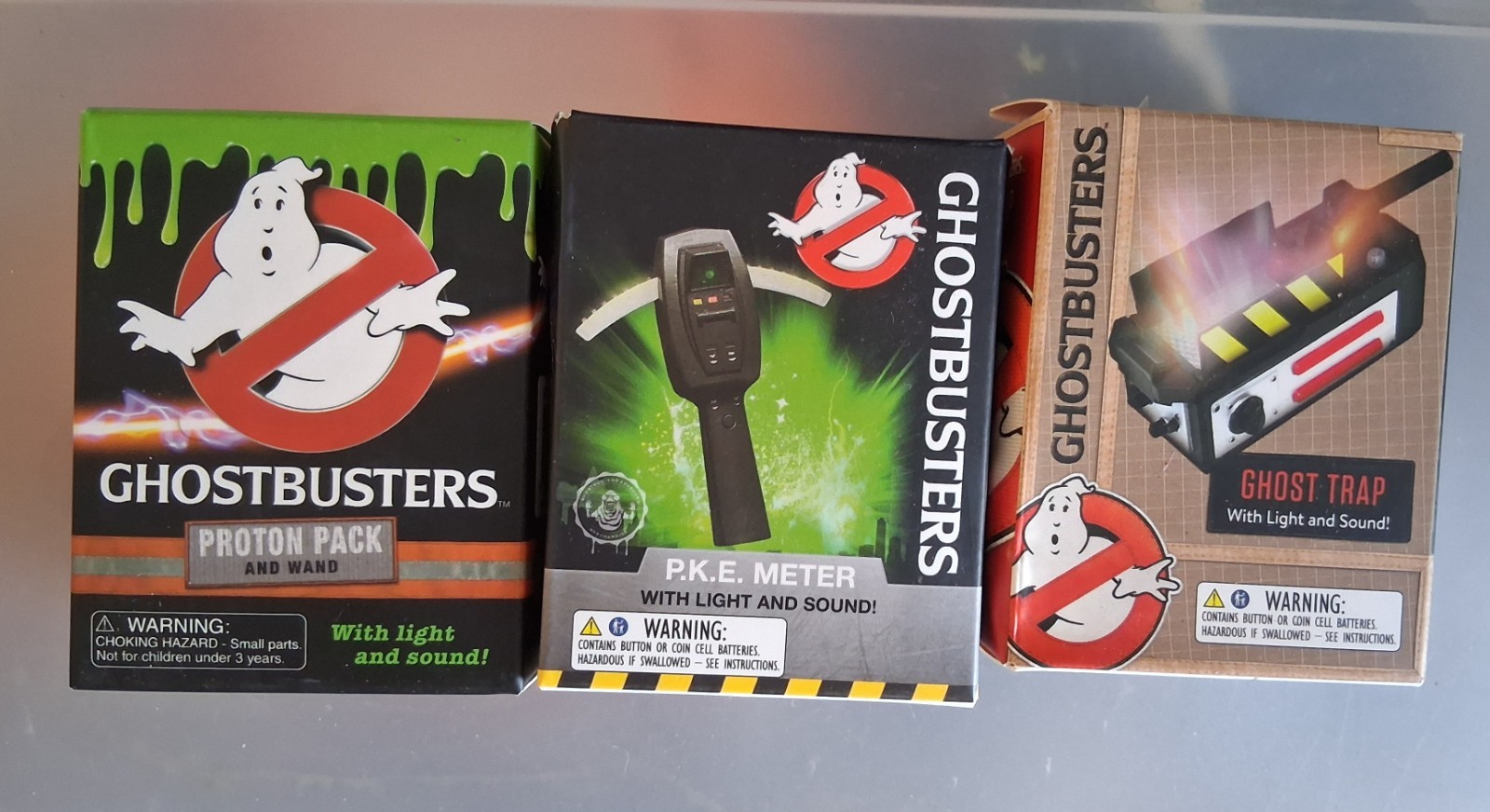 Ghostbusters Set Of 3 Miniature Electronic Desk Items (Running Press) All Work