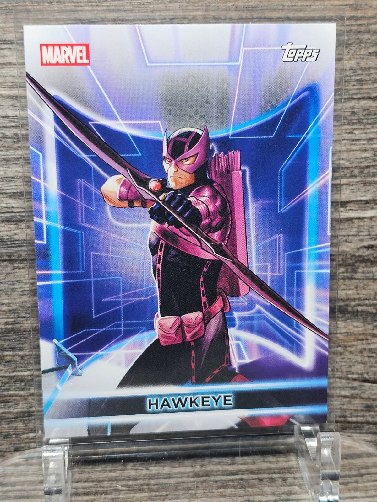 2026 Topps Marvel Neon Hawkeye #6 Base Card Avengers