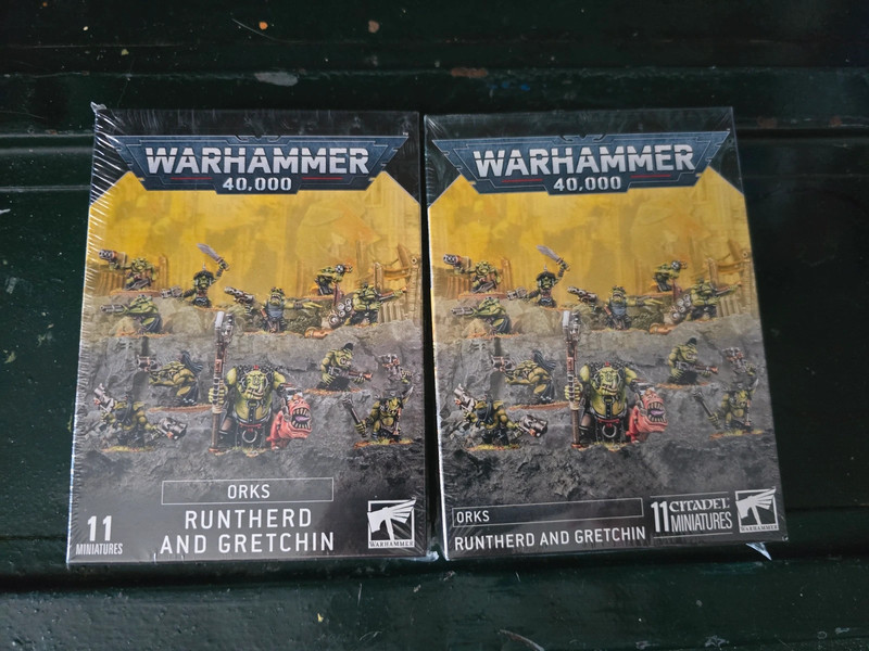 Warhammer 40 000 : Orks Runtherd and Gretchin