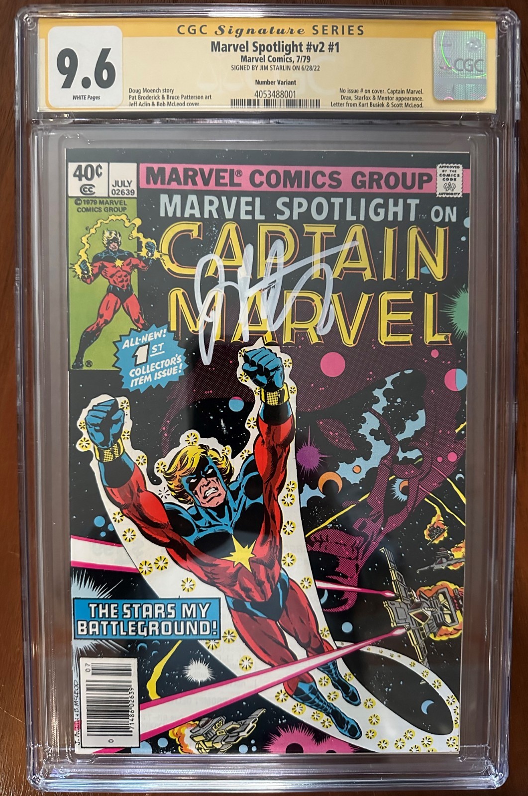 Marvel Spotlight v2 #1 CGC 9.6 SS (Jim Starlin)  *RARE VARIANT - 1 of 3 Highest*