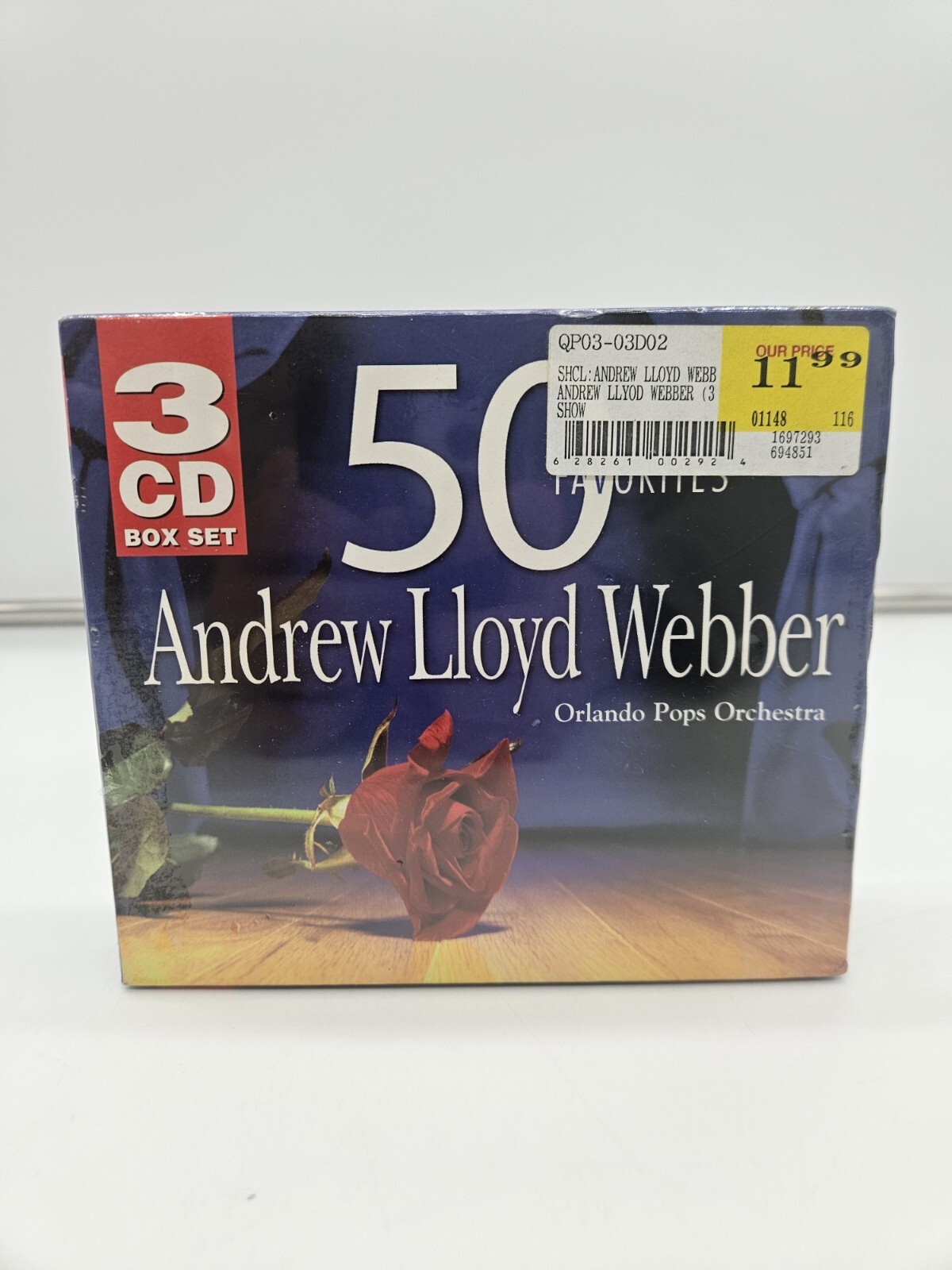 50 Favorite  on 3 CD Set Orlando Pop Orchestra Andrew Lloyd Webber