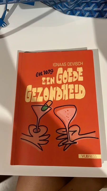 Boek “En nog een goede gezondheid” van Ignaas Devisch