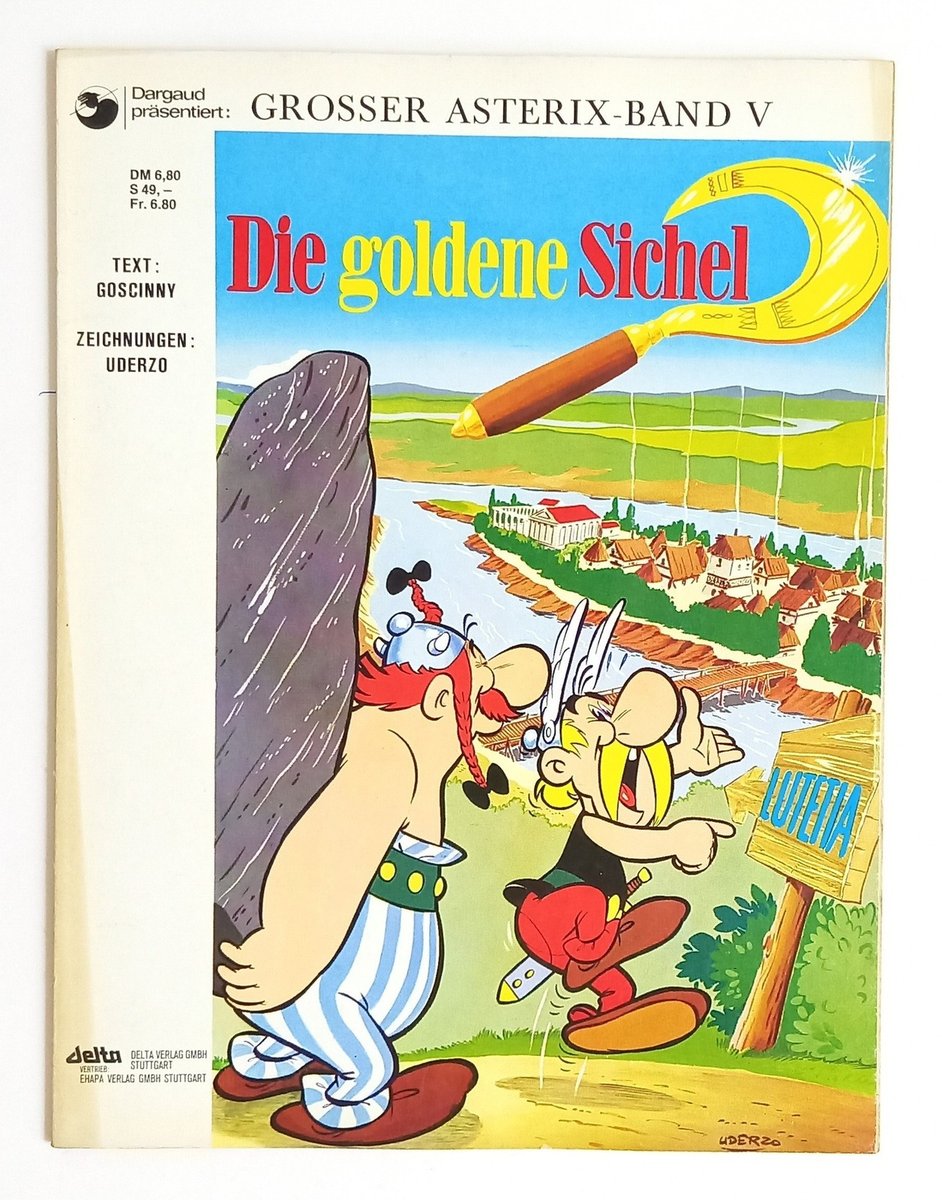 Asterix - Grande Fascia Asterix V - La falce d'oro - Goscinny / Uderzo - Vint