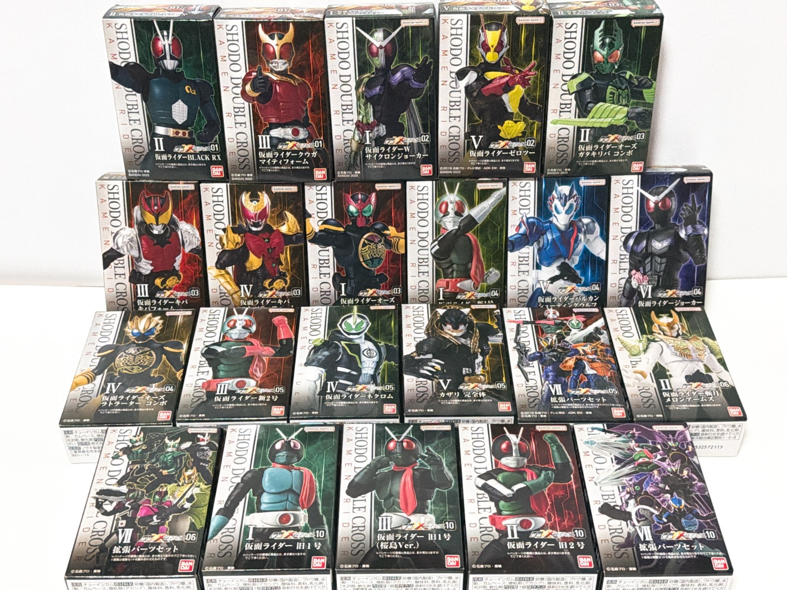 Bandai SHODO-XX(Double Cross)Series 22 BOX Lot set 3-Inch Action Figure in stock
