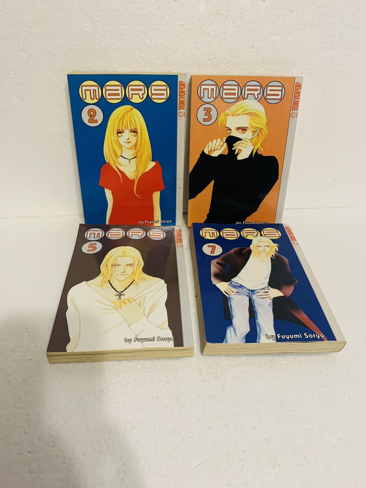 Mars Manga Vol. 2, 3, 5, 7 di Fuyumi Soryo—Tokyopop