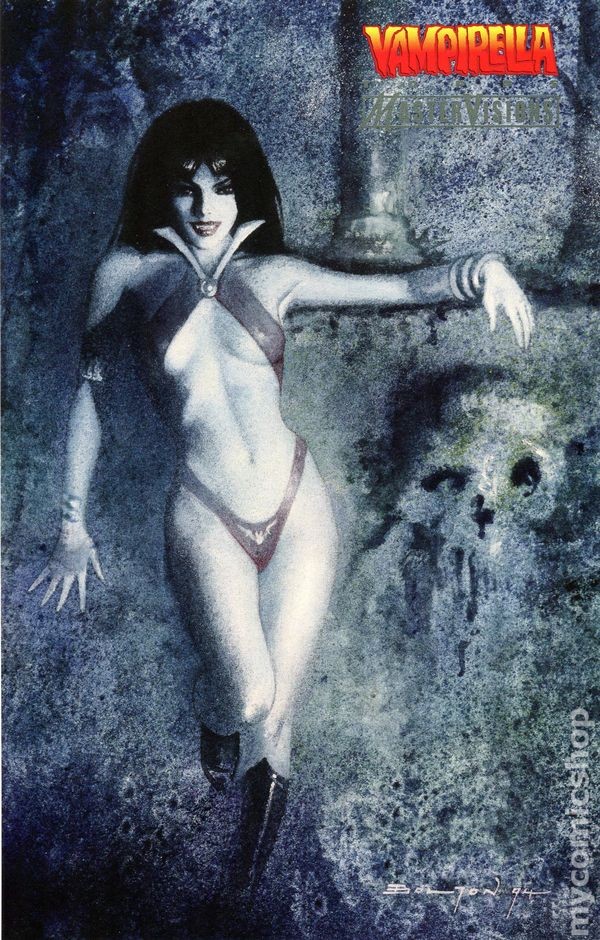 Vampirella Mastervisions Art Card #5 NM 9.4 1996 Stock Image