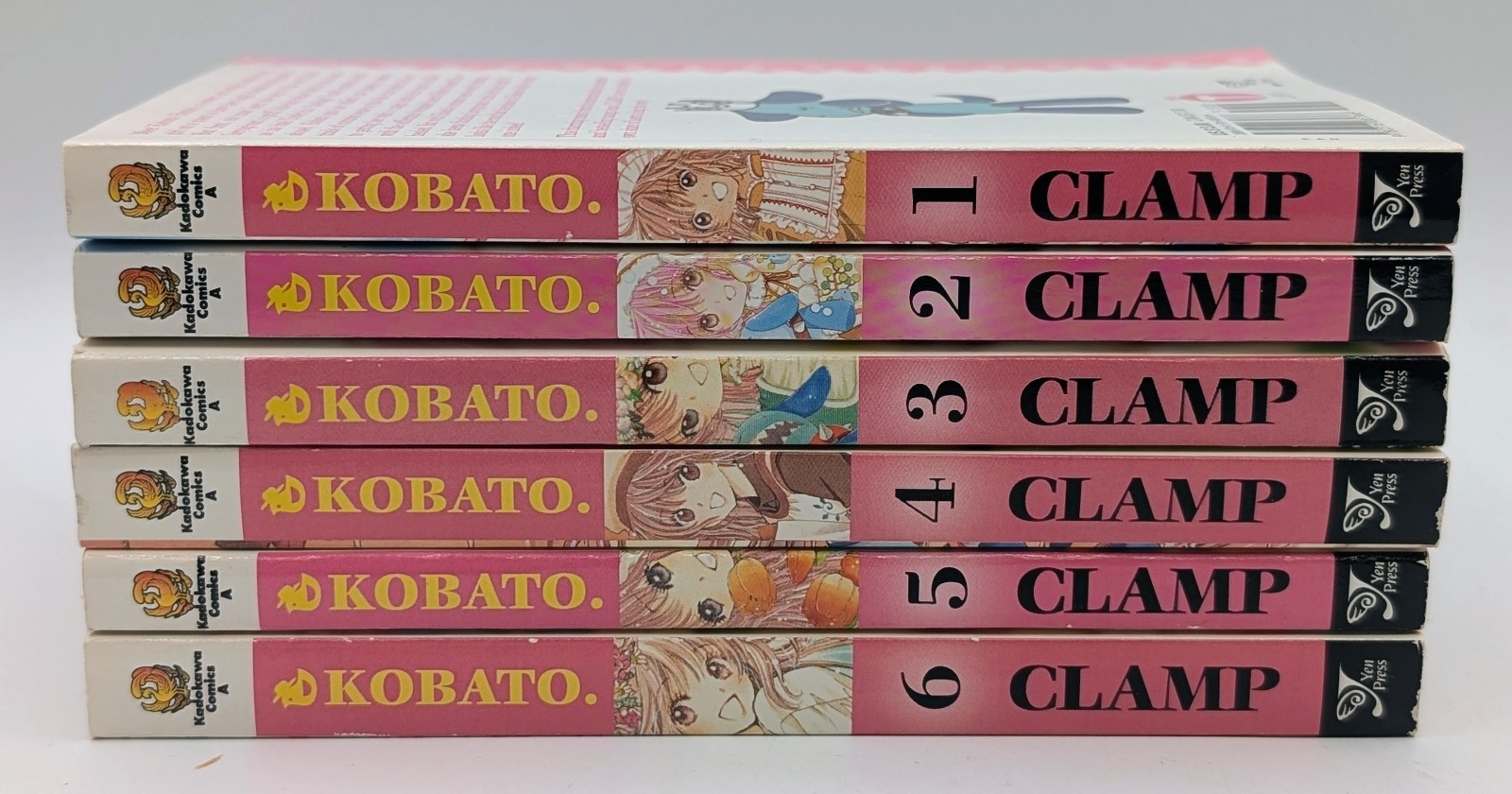 Kobato Manga Vol 1-6 Set Completo Inglese CLAMP Yen Press Raro Fuori Produzione Lotto 6 Libri