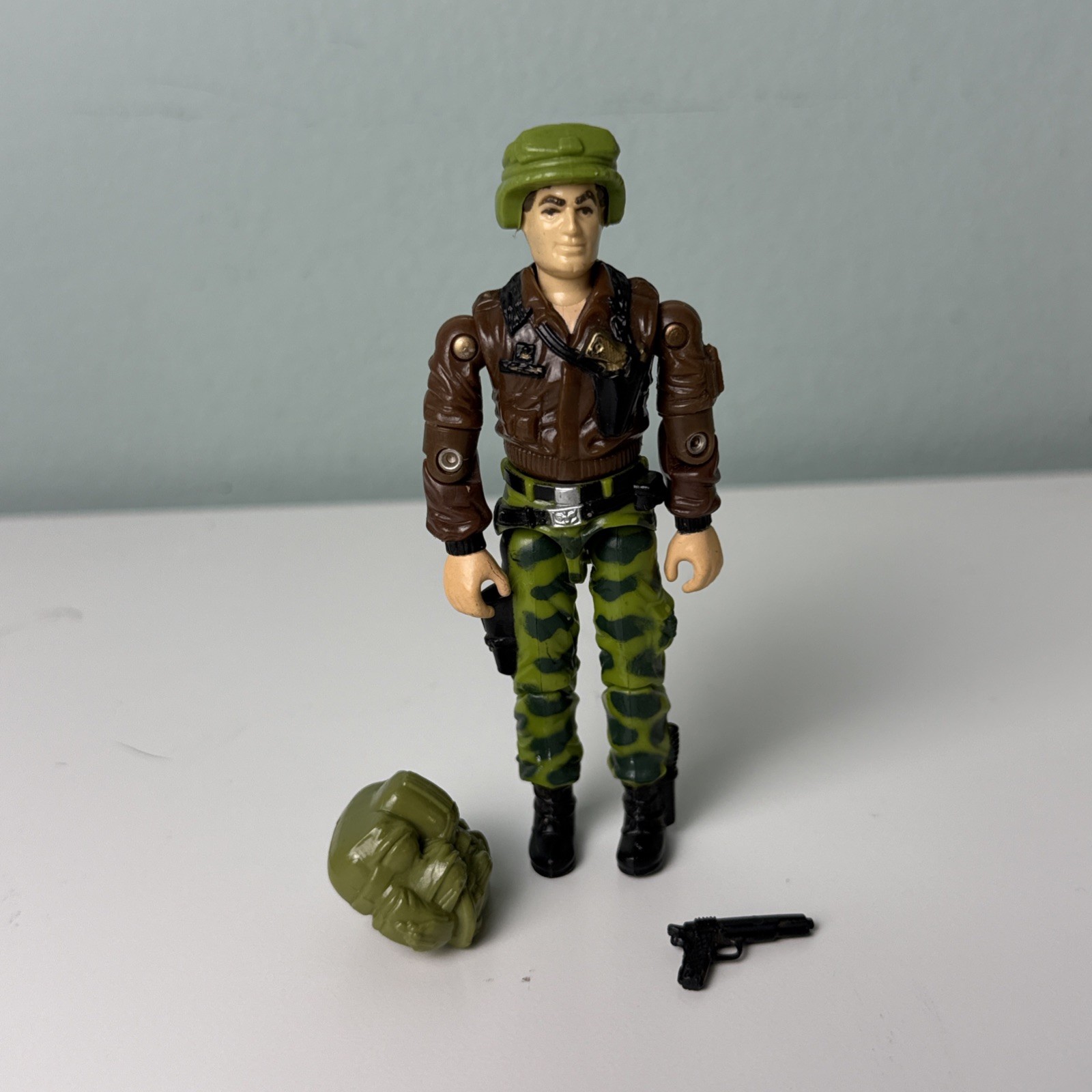 Hasbro Vintage 1986 G.I. Joe General Hawk V2 Figure Complete 3.75”