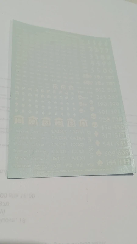 Warhammer 40k 40000 Astra Militarum Decals mix/Cadia