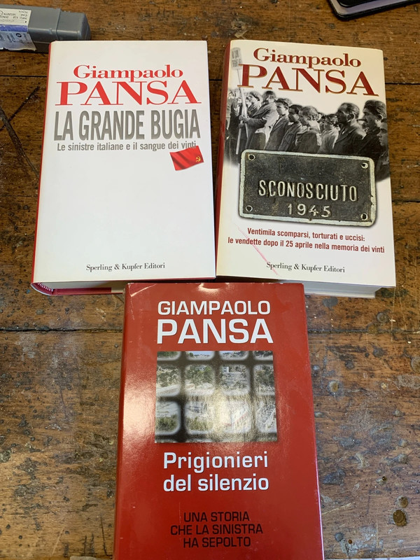Giampaolo Pansa 3 libri