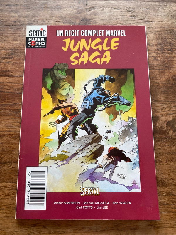 Récit complet Marvel RCM n#30 jungle saga Serval Wolverine Simonson Mignola Jim Lee comics vf