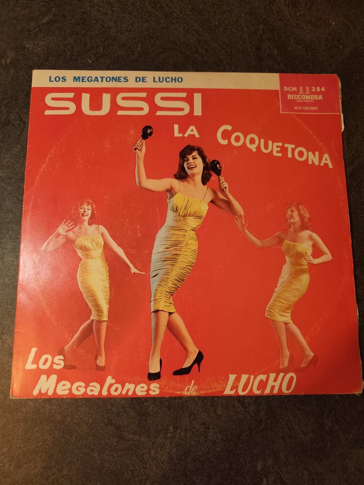 Vinyle 33T Los Megatones de Lucho - Sussi La Coquetona - Discomoda DCM-284 TBE