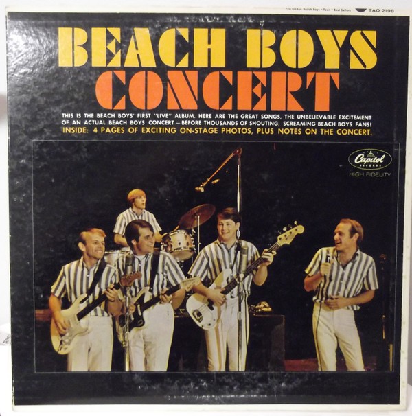 The Beach Boys - Concert *NICE* 1964 MONO 1st Press BOOKLET Capitol TAO 2198 VG+