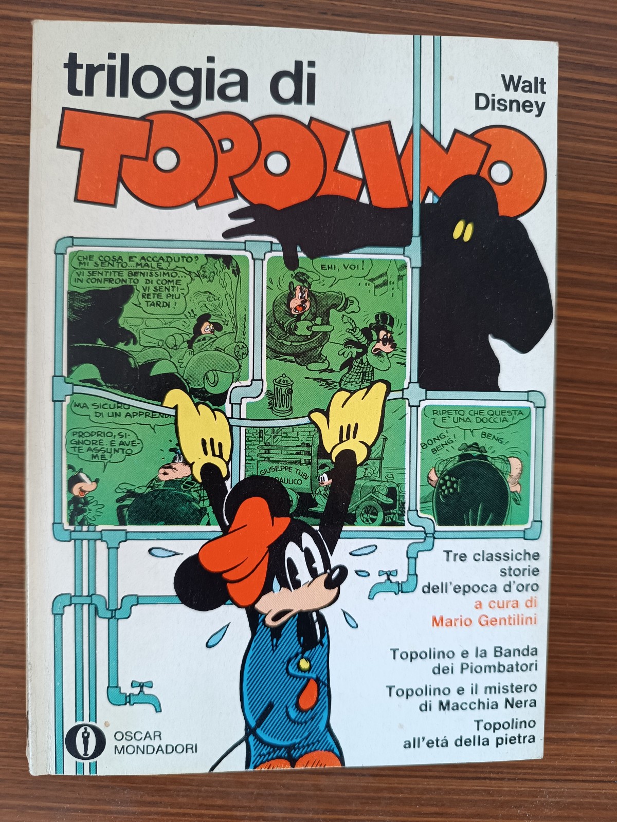 TRILOGIA DI TOPOLINO Walt Disney Oscar Mondadori Vintage Macchia Nera