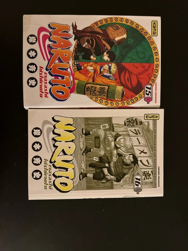 Lot de deux naruto tome 15 et 16