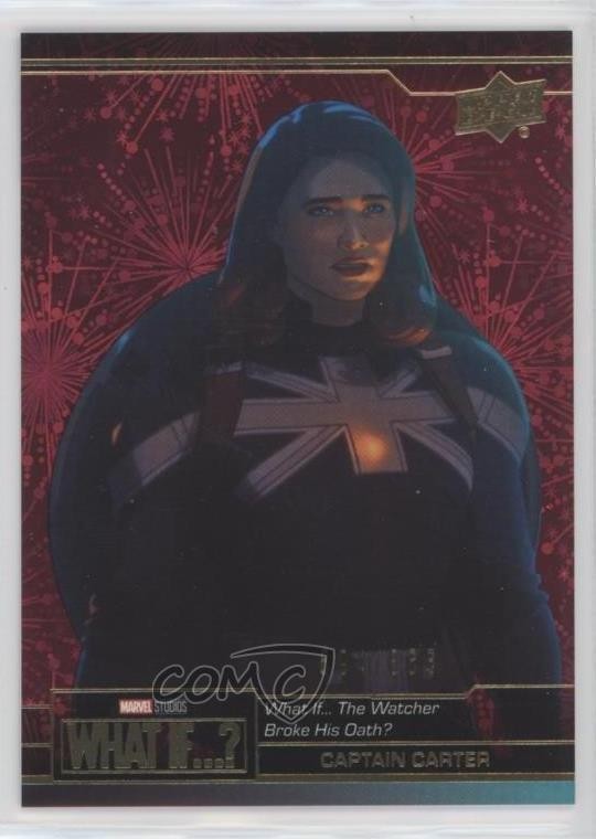 2023 Upper Deck Marvel What If? Red Possibilities /888 Captain Carter #45 1s2o