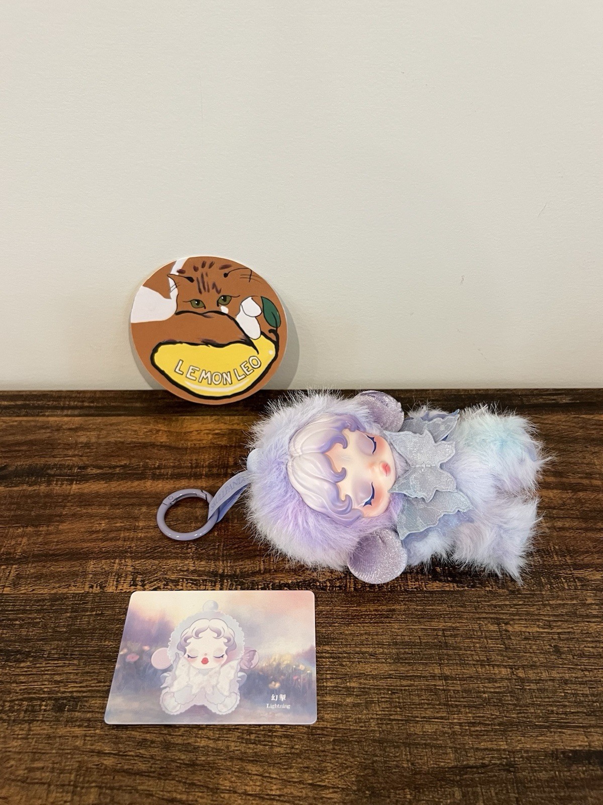 POP MART SKULLPANDA L’Impressionnisme “Lightning” Plush Pendant Keychain Auth