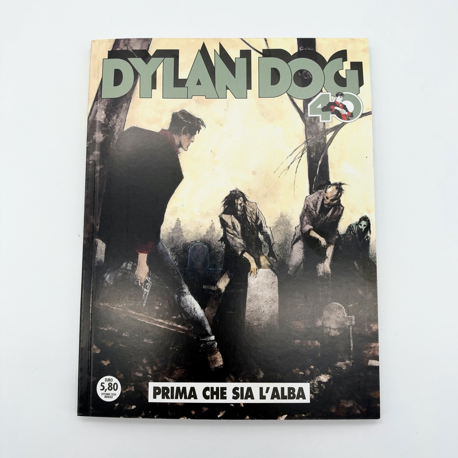 Dylan Dog 481 Variant Corrado Roi 1/40 Prima che sia l'alba 40 Anni Bonelli Rara