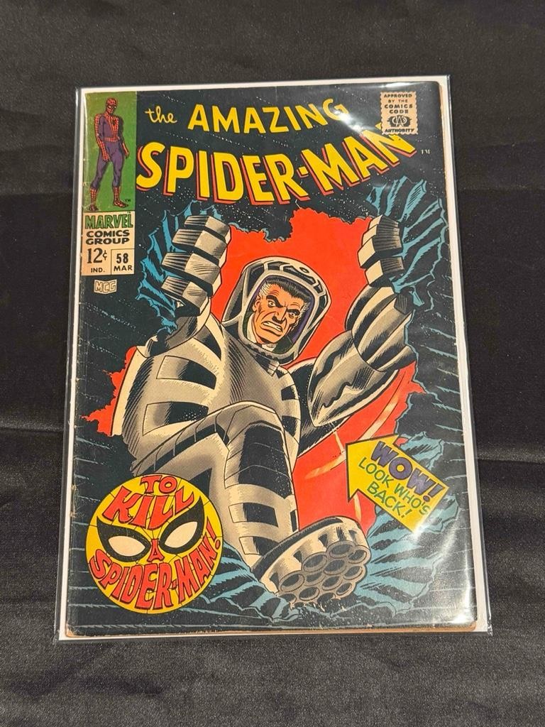 Amazing Spider-Man #58 1968 Marvel Spider-Slayer Romita Stan Lee Silver Age