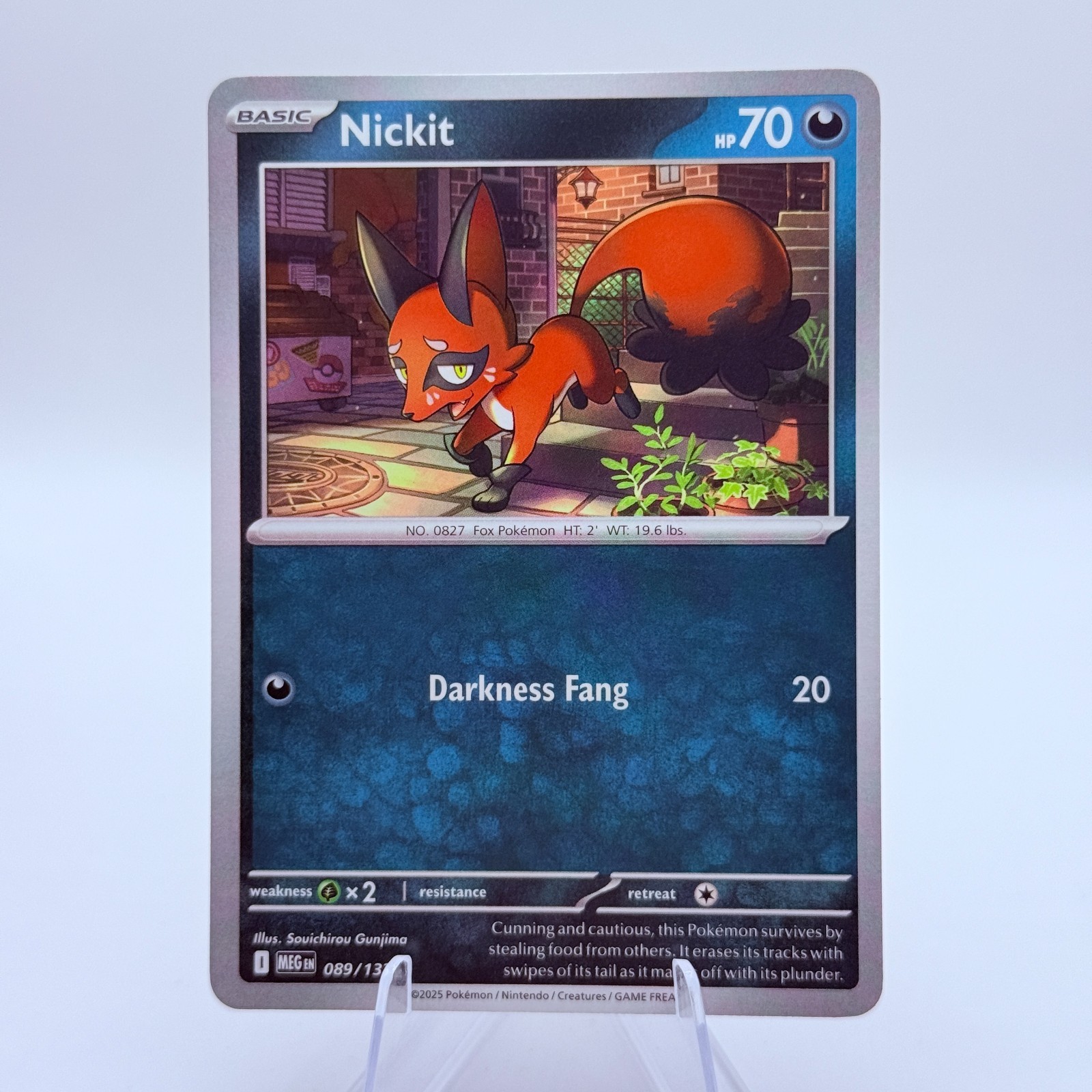 Nickit 089/132 Carta Pokemon Mega Evoluzione Comune TCG 