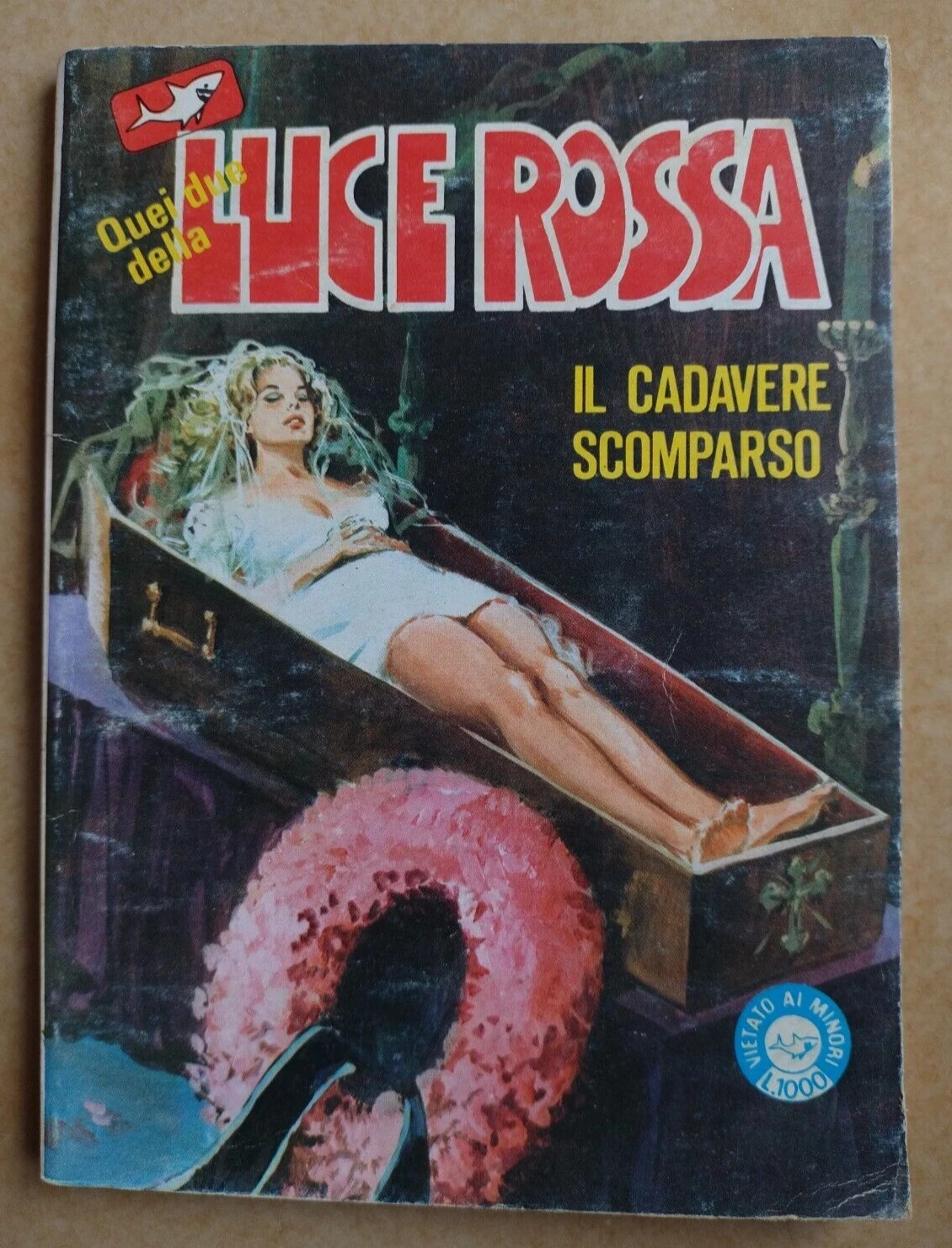 Fumetto Quei due della LUCE ROSSA n. 27- Il cadavere scomparso -Edifumetto- 1984
