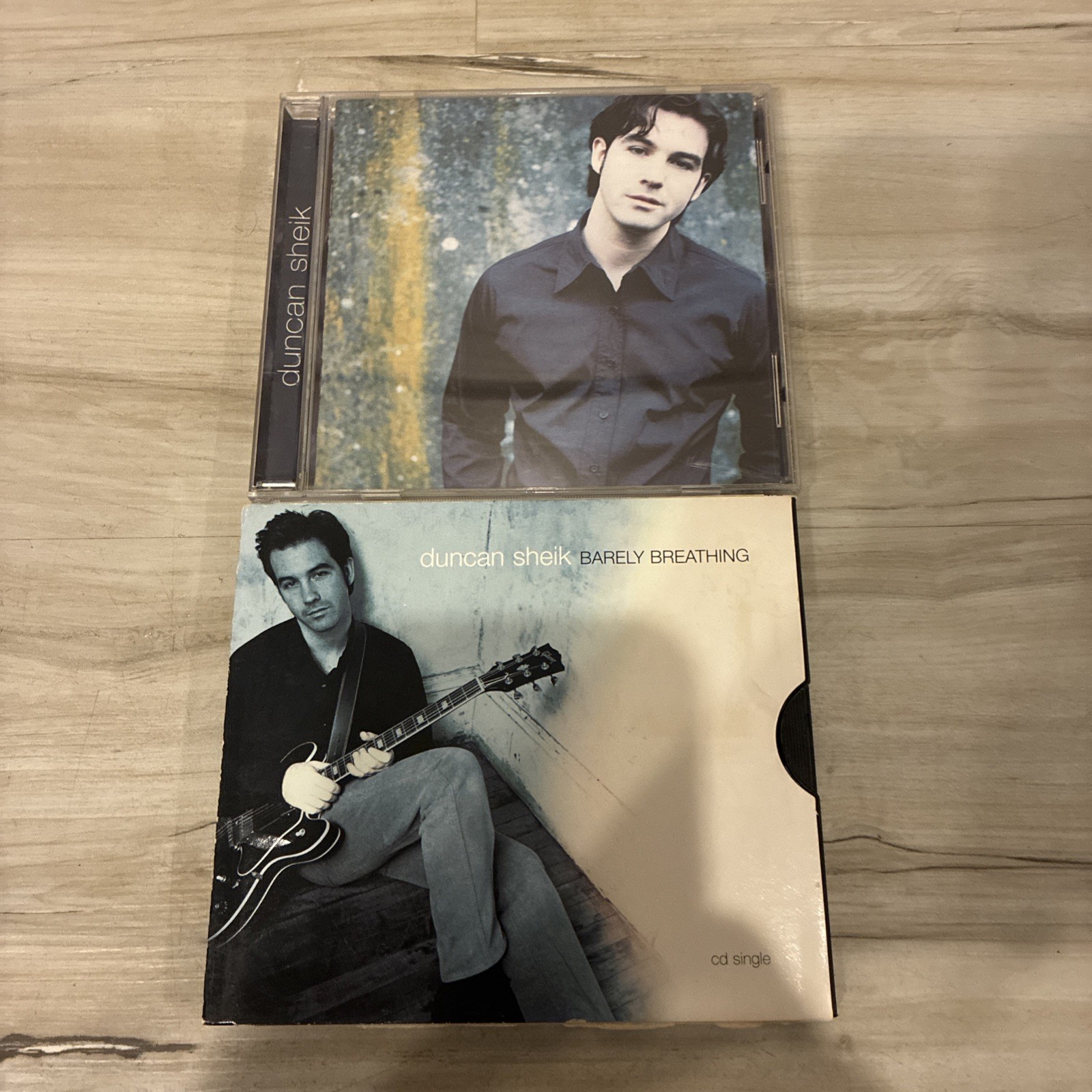Duncan Sheik- Self Titled & Barely Breathing Single 2 CD LOT Excellent Discs