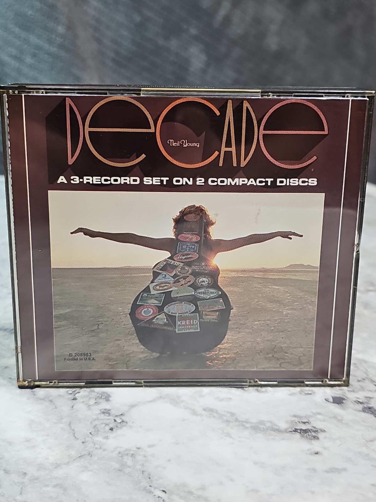 Neil Young "Decade" Music CD 1970s Rock 2 Disc Box Set 1988 BMG 35 Songs Old Man
