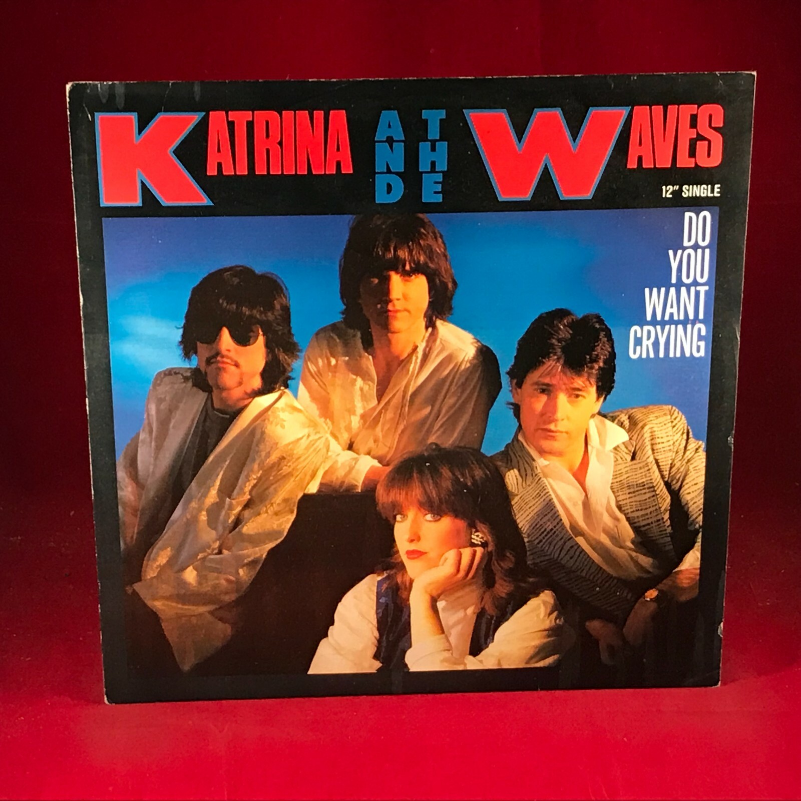 KATRINA & THE WAVES Do You Want Crying 1985 UK 3-track 12" vinyl single EXCELL