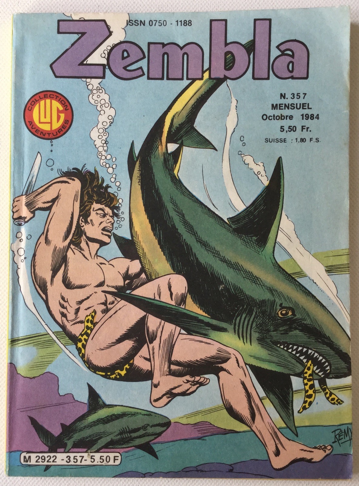 Zembla n°357 octobre 1984 Editions Lug