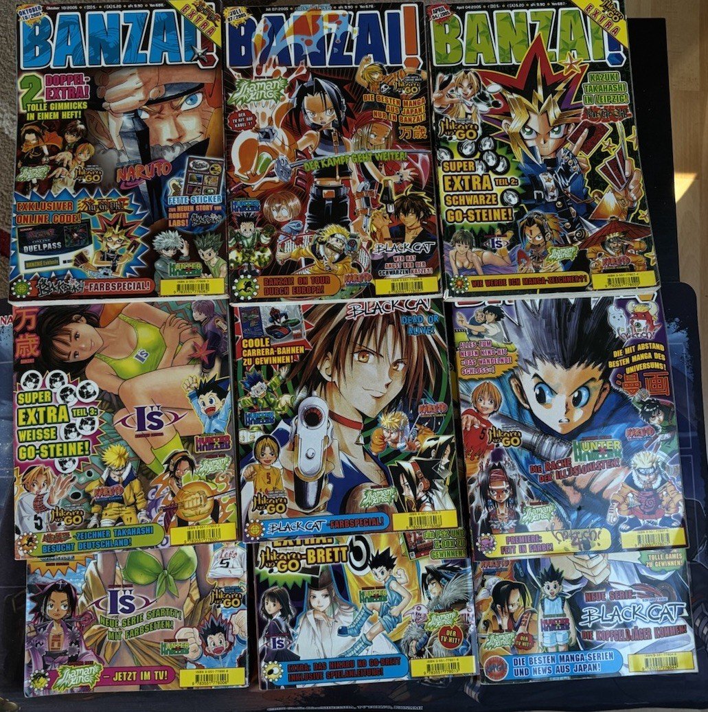 Banzai! Manga 2005 02-10 - Italiano - Naruto Yugioh Hunter X Hunter - Senza Extra