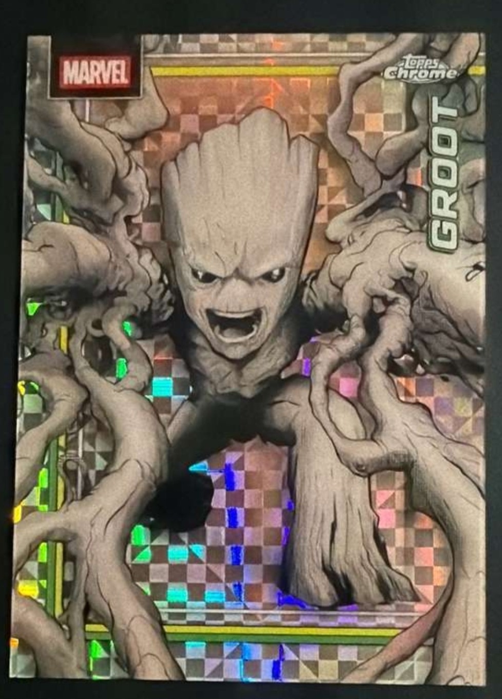 Groot 2026 Topps Chrome Marvel Comics #46 X-Fractor