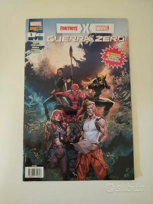 Fumetto Fortnite x Marvel Guerra Zero 1 Panini