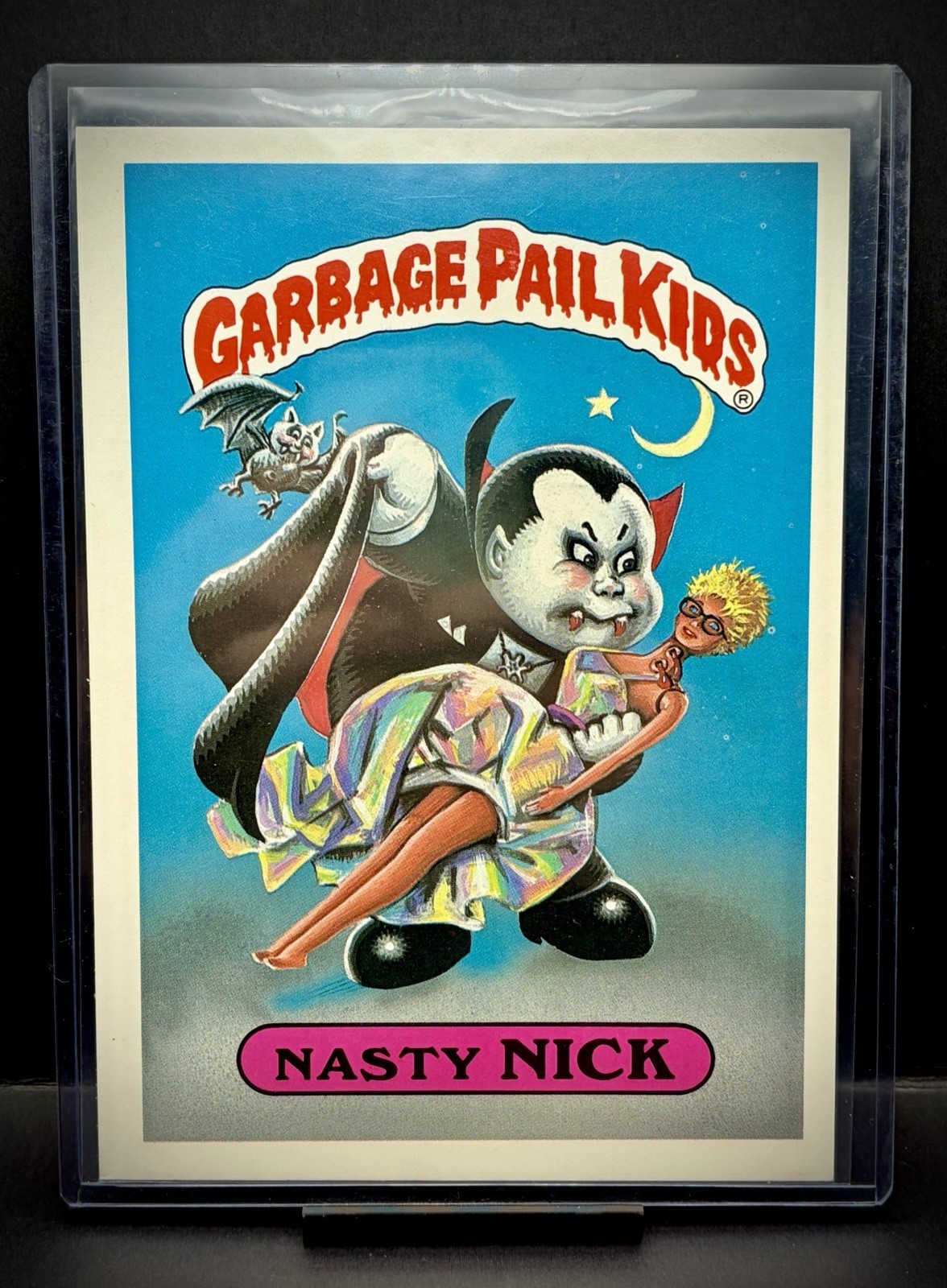Topps Garbage Pail Kids 1986 originale serie 1 Jumbo 5x7 NASTY NICK #1