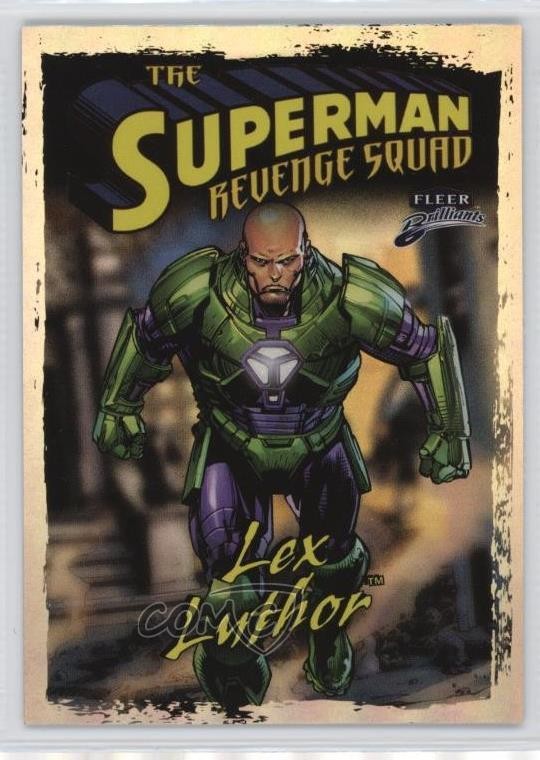 2025 Fleer Brilliants Superman Revenge Squad Lex Luthor #RS-1 1i3m
