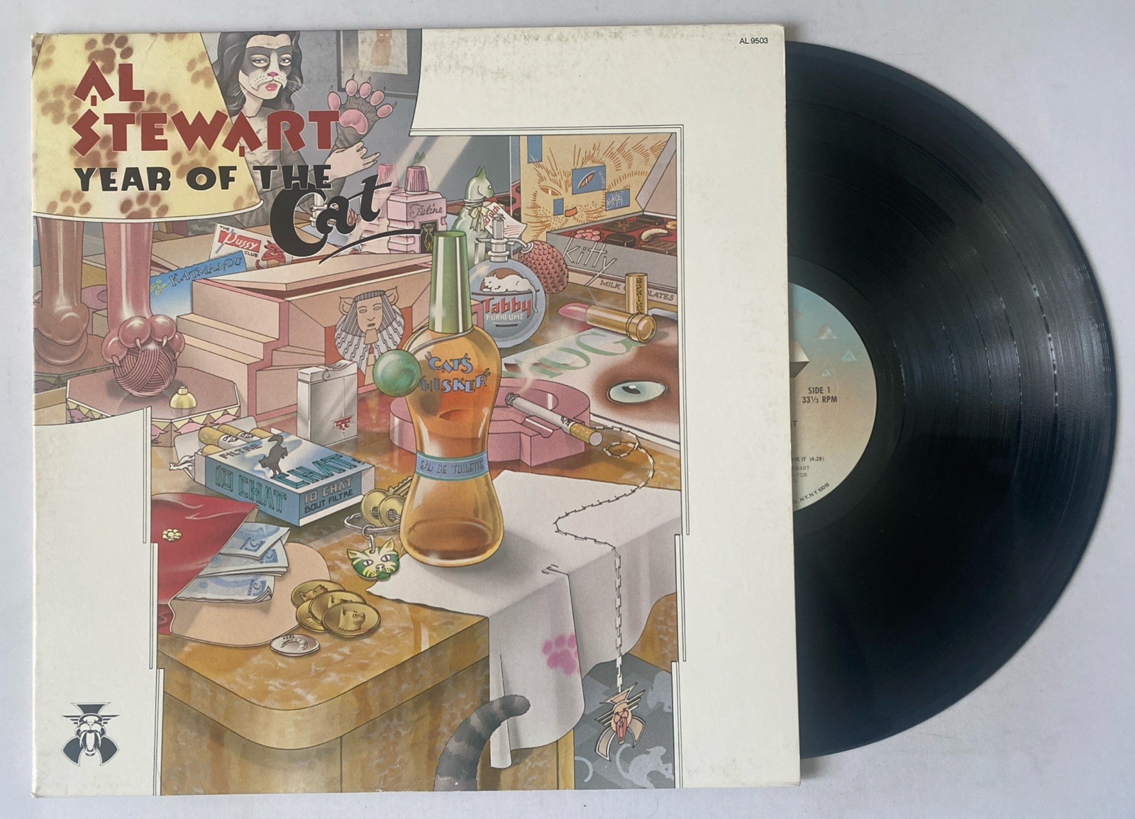 Al Stewart - Year Of The Cat LP Record Reissue US Pitman AL9503 Arista 1979 Vg+