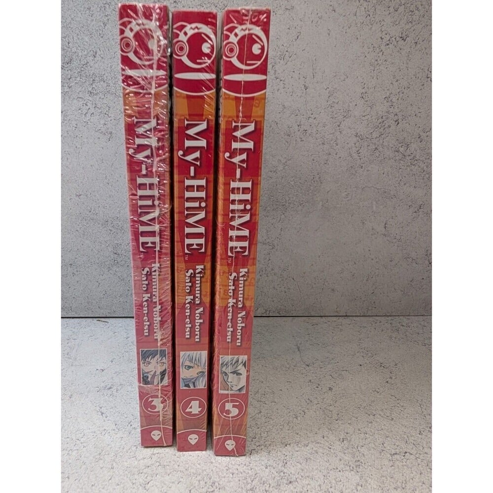 My-HiME Manga Vol 3-5 Set Sigillato — Tokyopop Inglese Prime Stampe
