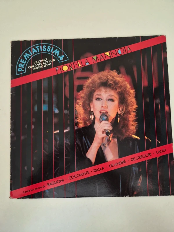 Vinile LP Fiorella Mannoia - Premiatissima 1985 Ariston Originale Lavezzi