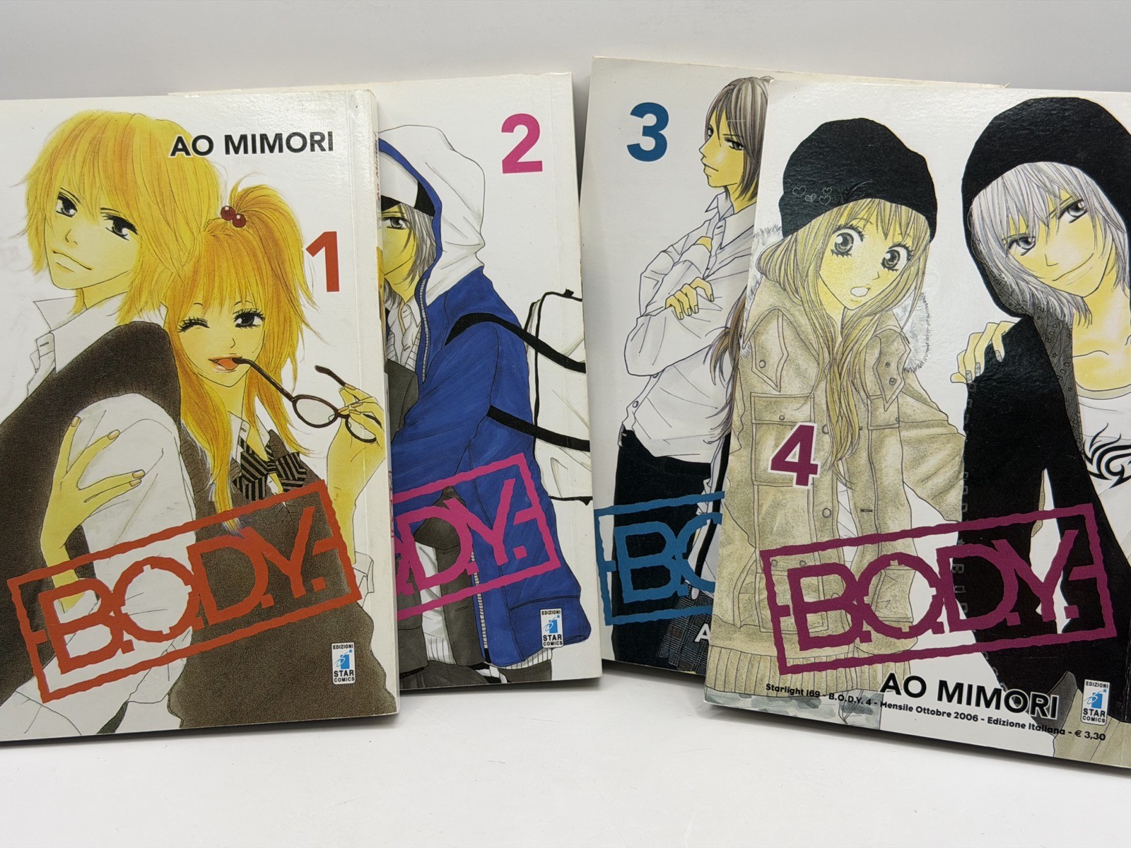 BODY Ao Mimori 1 2 3 4 Manga