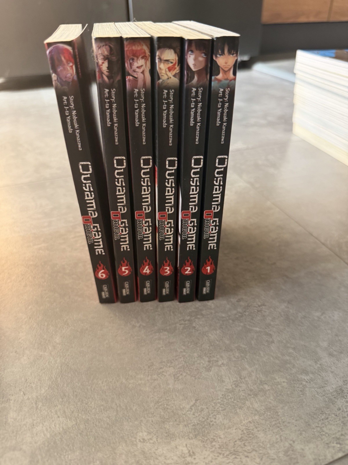 Ousama Game Origin Manga Band 1-6 completo tedesco Carlsen set completo