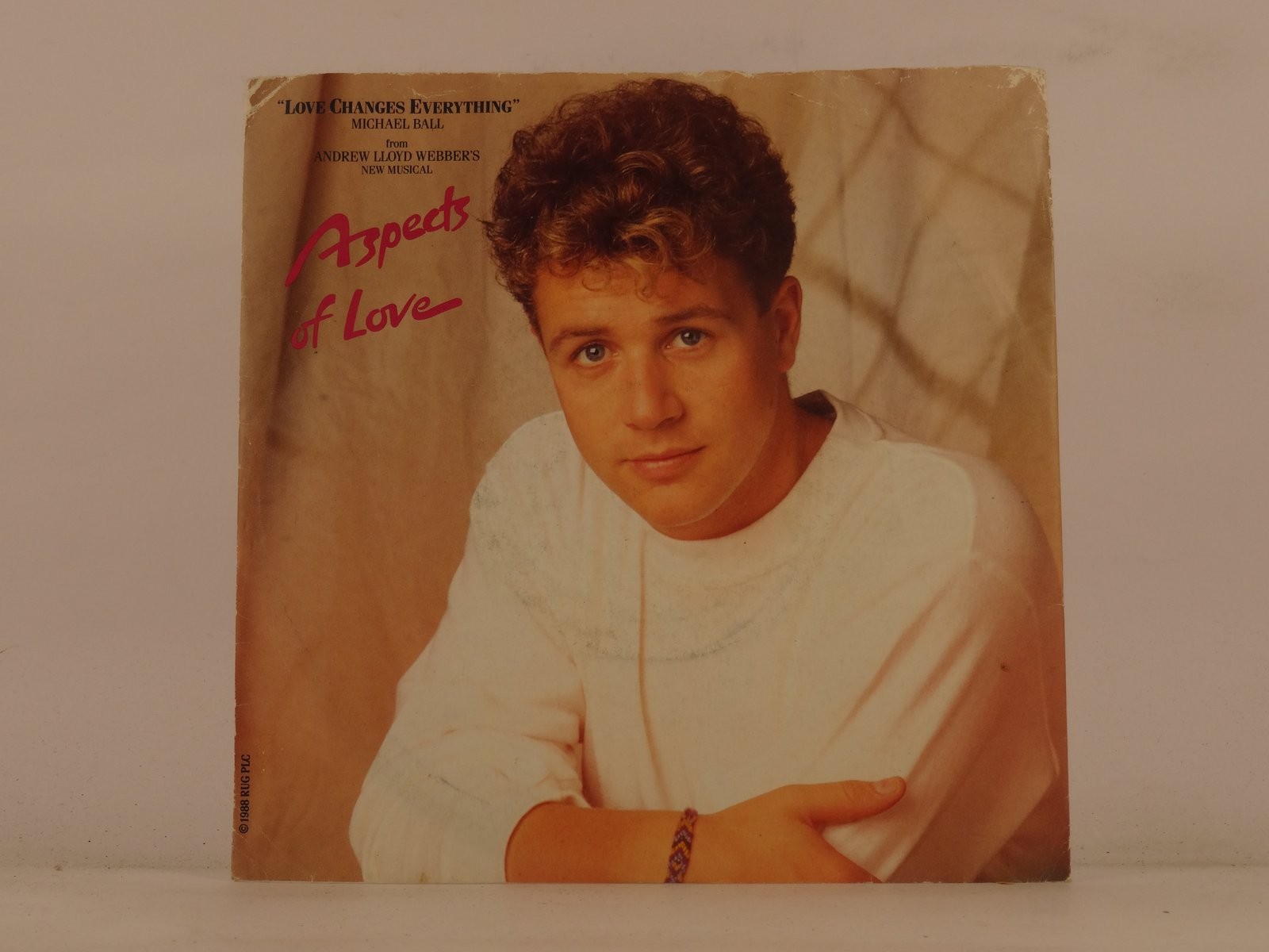 BALL,MICHAEL LOVE CHANGES EVERYTHING (picture sleeve) (137) 7" REALLY USEFUL