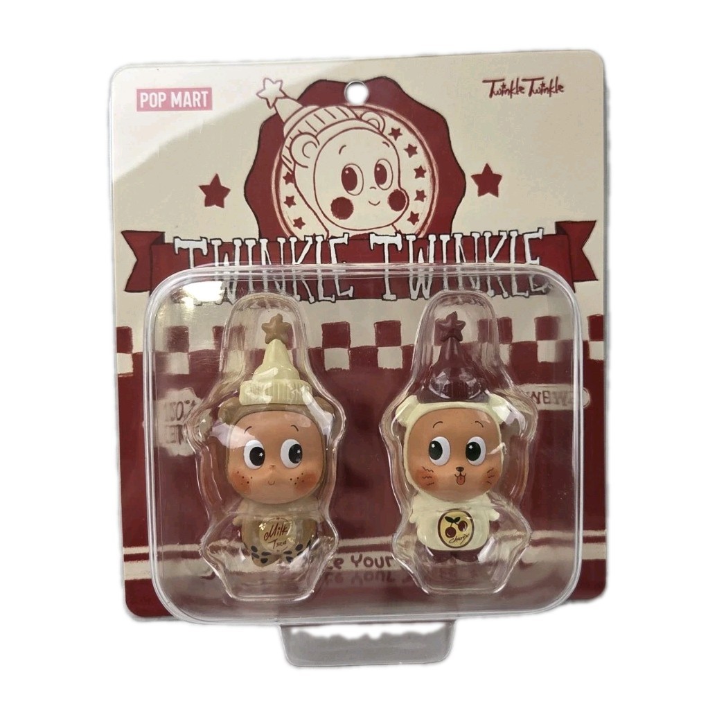 Figure POP MART Twinkle Twinkle Bubble Tea & Cherry Iced Tea NUOVE