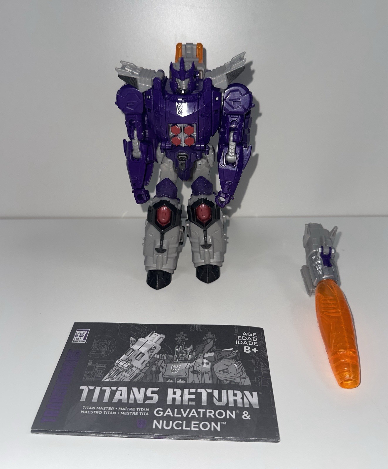 Transformers Titans Return GALVATRON & Nucleon Voyager Generazioni Completo